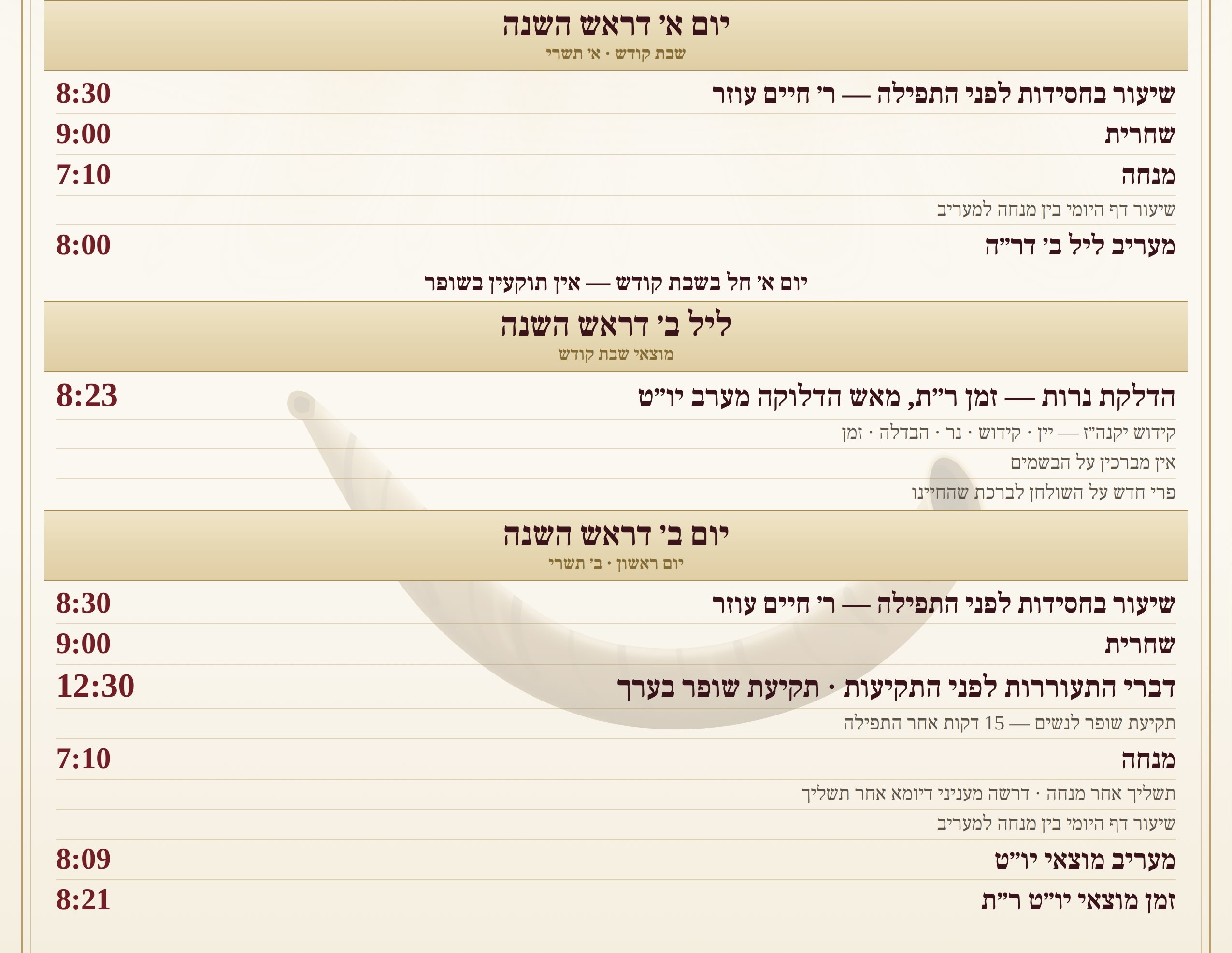 Congregation Schedule File Missing