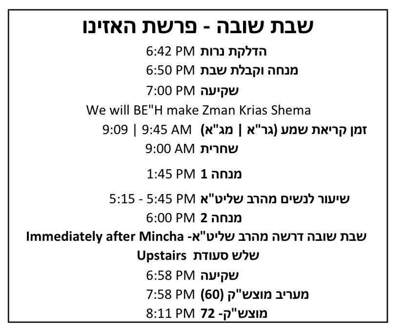 Congregation Schedule File Missing