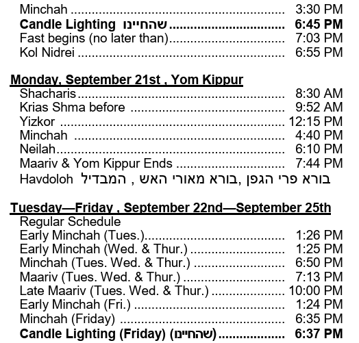Congregation Schedule File Missing